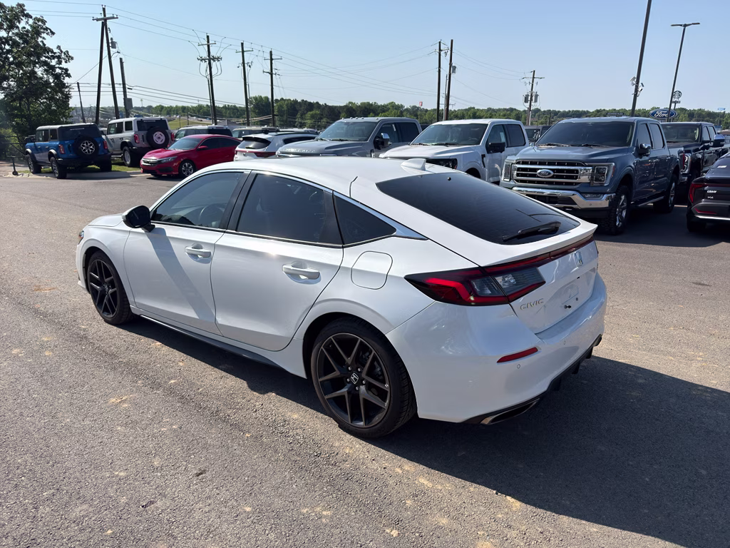 2022 Platinum White Pearl Honda Civic Sport Touring FWD Hatchback