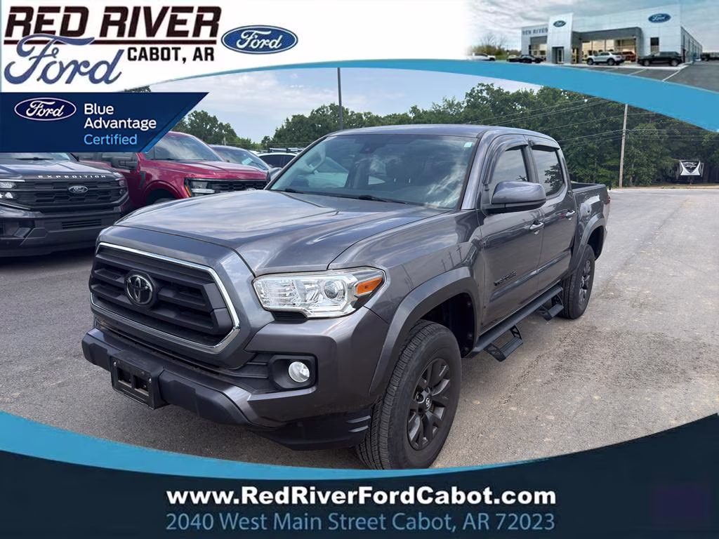 2021 Magnetic Gray Metallic Toyota Tacoma SR5 RWD Truck