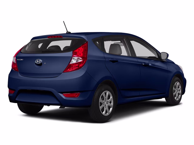 2014 Marathon Blue Pearl Hyundai Accent SE FWD Hatchback
