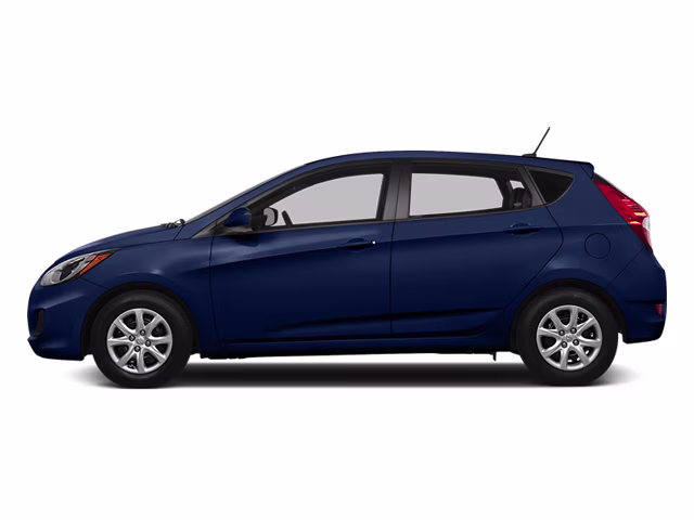 2014 Marathon Blue Pearl Hyundai Accent SE FWD Hatchback