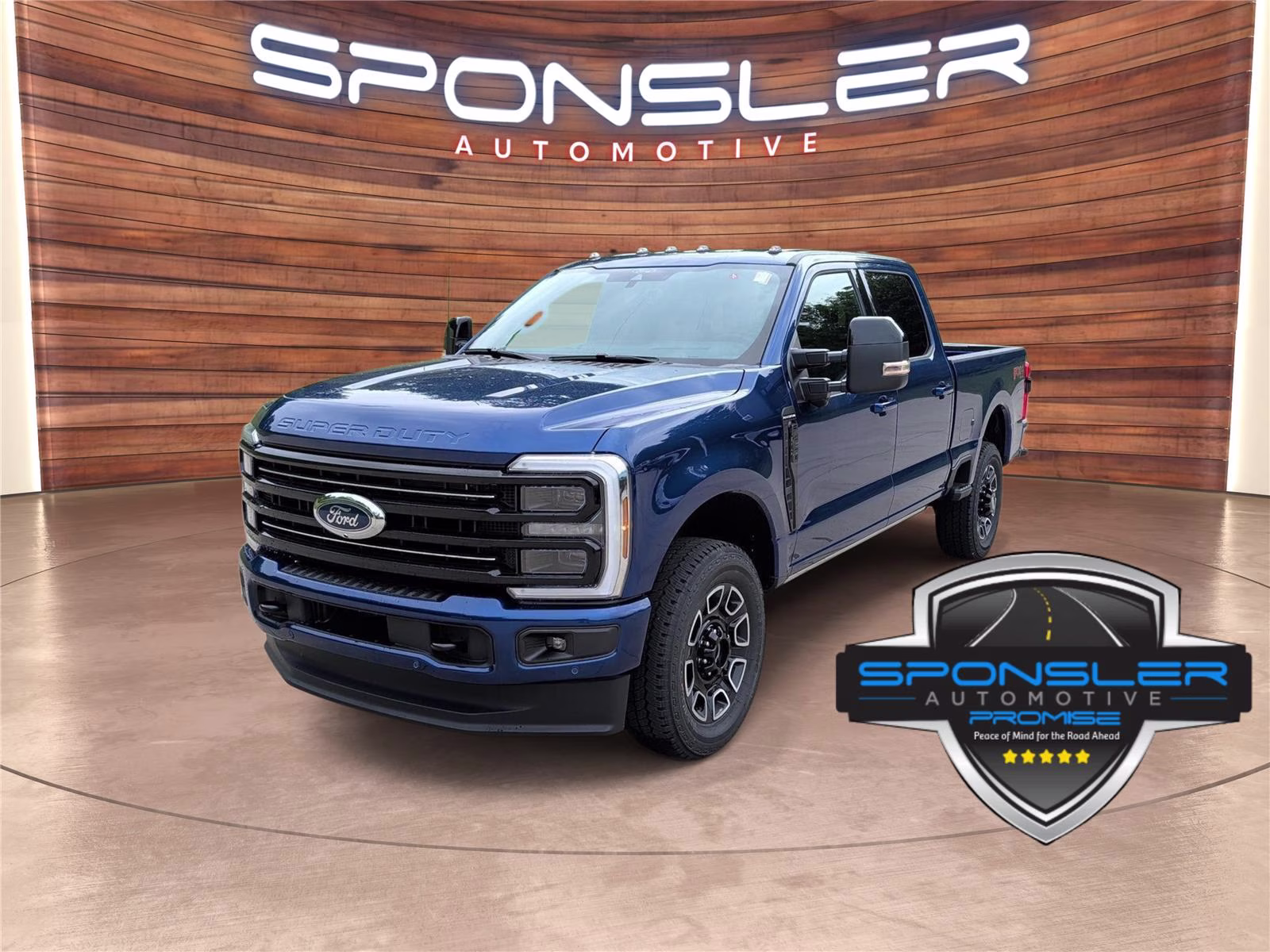 2026 Argon Blue Ford Super Duty F-350 SRW Platinum 4X4 Truck