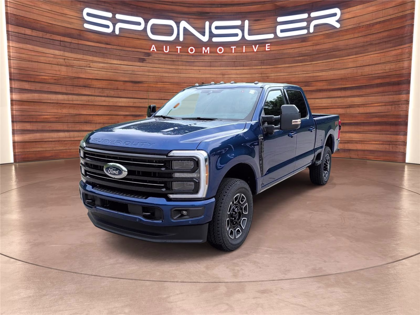 2026 Argon Blue Ford Super Duty F-350 SRW Platinum 4X4 Truck