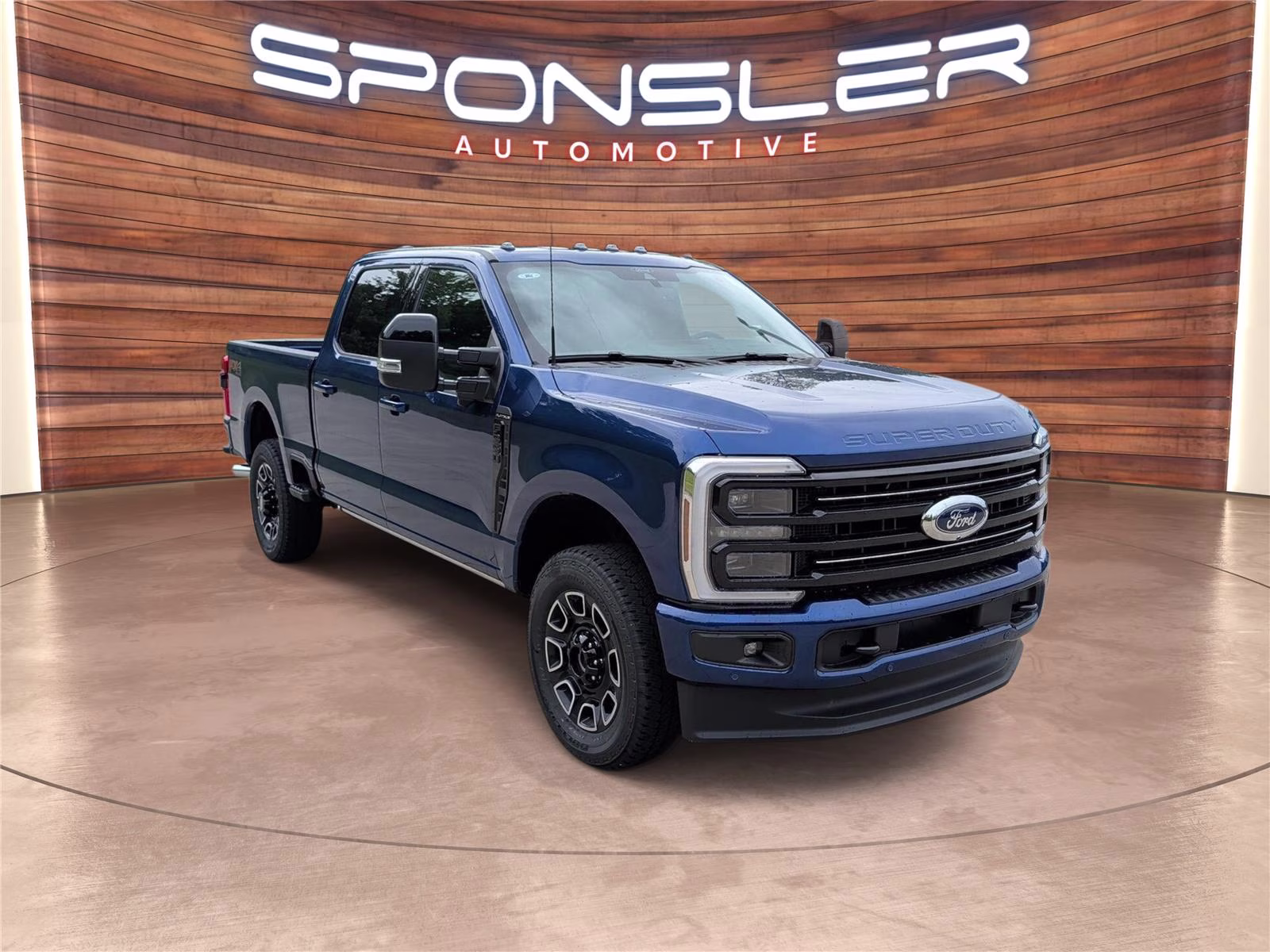 2026 Argon Blue Ford Super Duty F-350 SRW Platinum 4X4 Truck