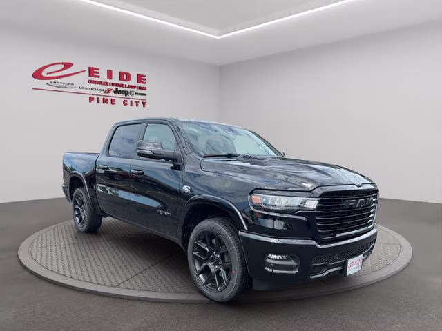 2026 Diamond Black Crystal Pearlcoat Ram 1500 Laramie Night Edition 4X4 Truck