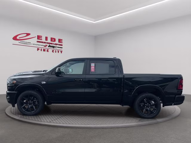 2026 Diamond Black Crystal Pearlcoat Ram 1500 Laramie Night Edition 4X4 Truck
