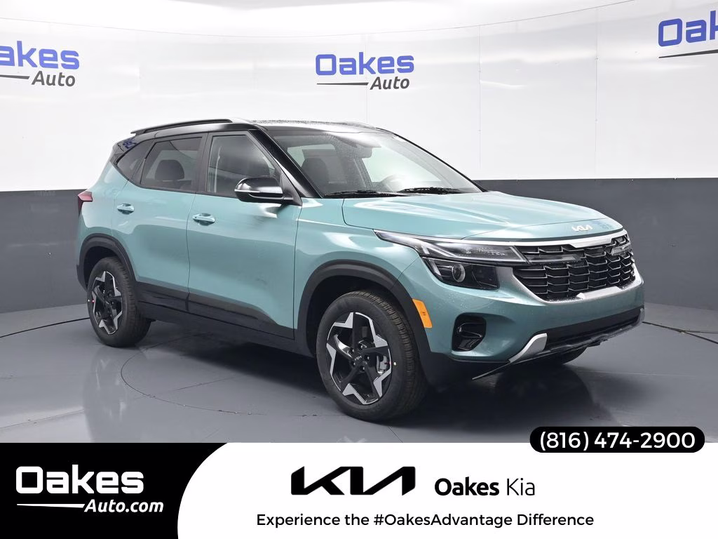 2026 Pluton Blue/Black Roof Kia Seltos S AWD SUV