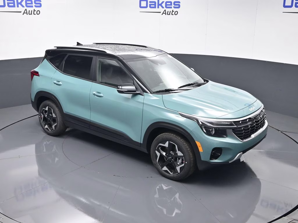 2026 Pluton Blue/Black Roof Kia Seltos S AWD SUV