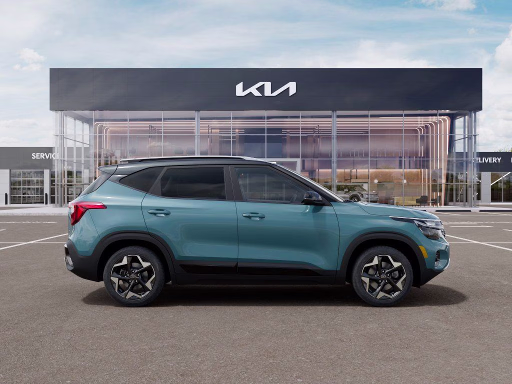 2026 Pluton Blue/Black Roof Kia Seltos S AWD SUV