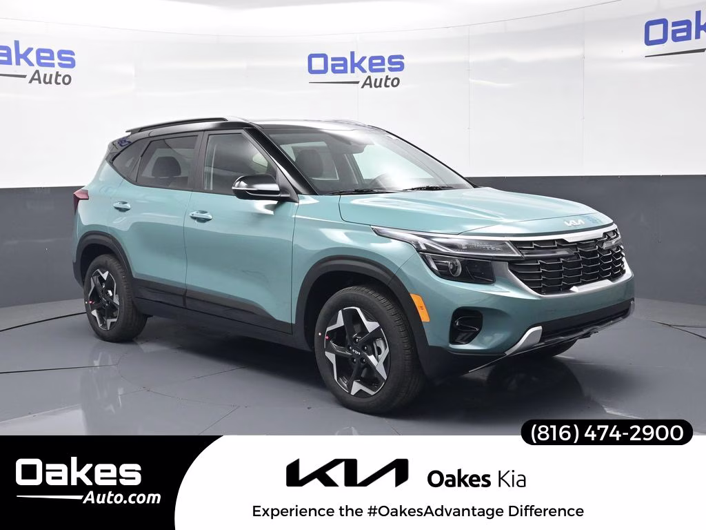 2026 Pluton Blue/Black Roof Kia Seltos S AWD SUV