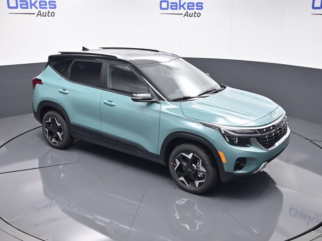 2026 Pluton Blue/Black Roof Kia Seltos S AWD SUV