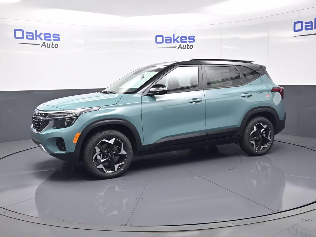 2026 Pluton Blue/Black Roof Kia Seltos S AWD SUV