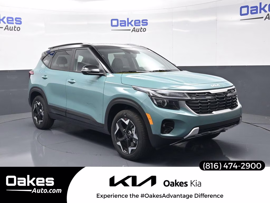 2026 Pluton Blue/Black Roof Kia Seltos S AWD SUV