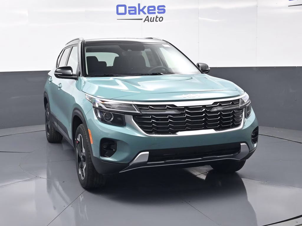 2026 Pluton Blue/Black Roof Kia Seltos S AWD SUV