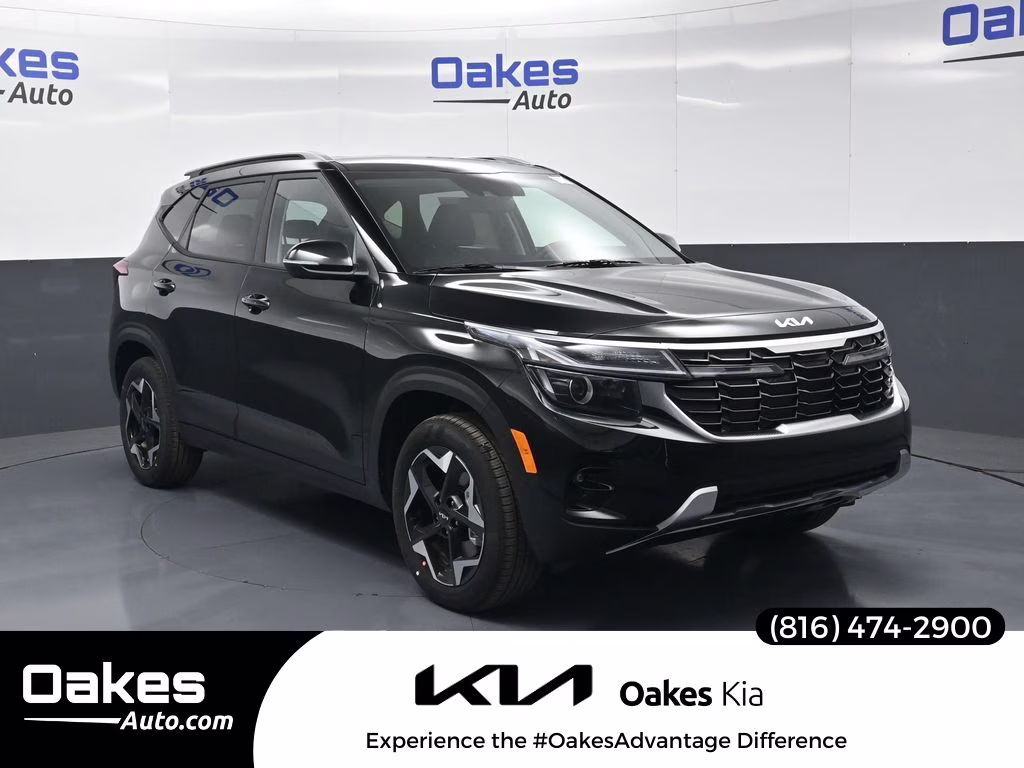 2026 Fusion Black Kia Seltos S AWD SUV