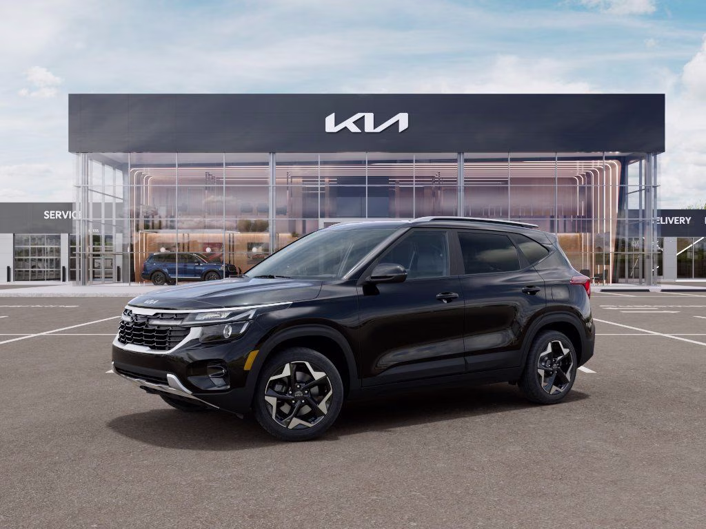 2026 Fusion Black Kia Seltos S AWD SUV