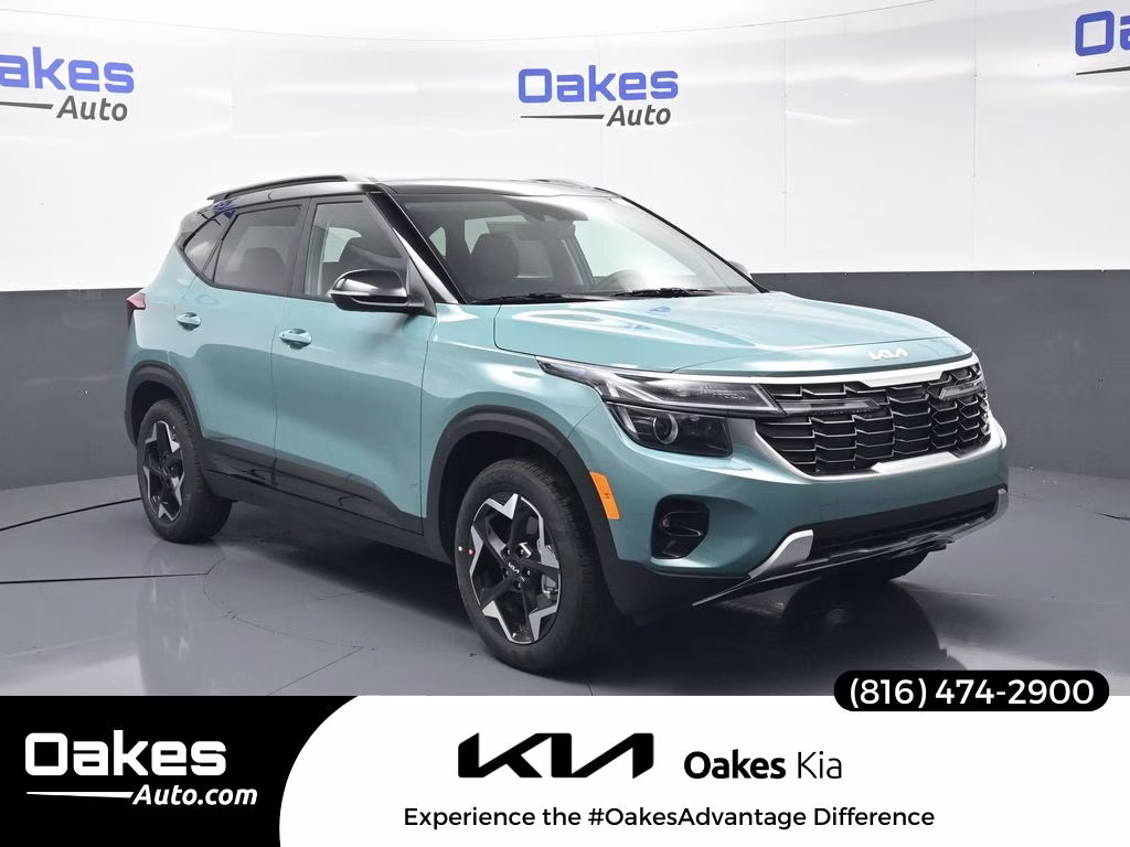 2026 Pluton Blue/Black Roof Kia Seltos S AWD SUV