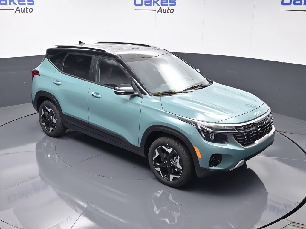 2026 Pluton Blue/Black Roof Kia Seltos S AWD SUV