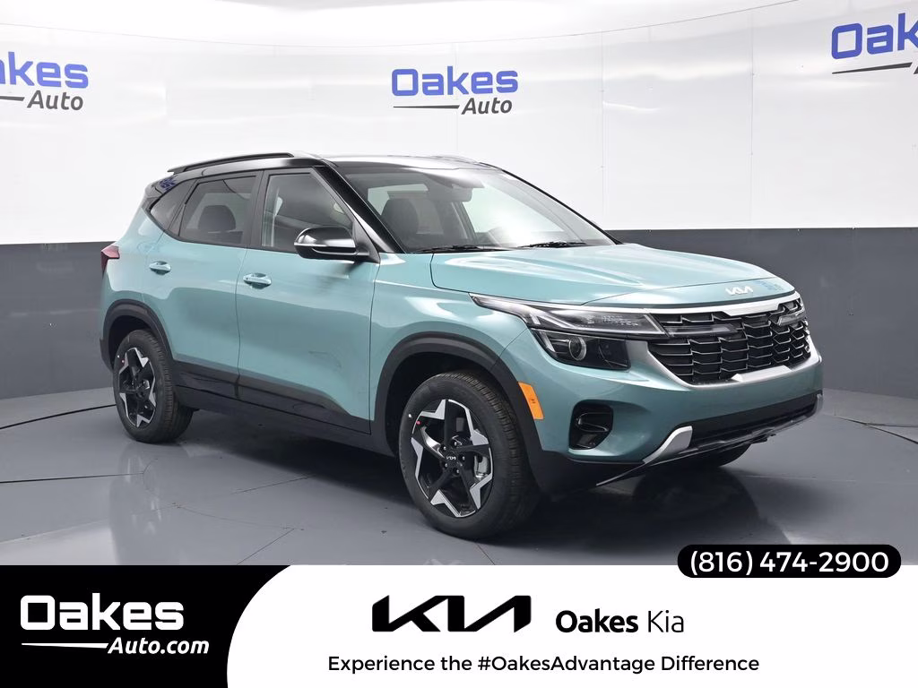 2026 Pluton Blue/Black Roof Kia Seltos S AWD SUV