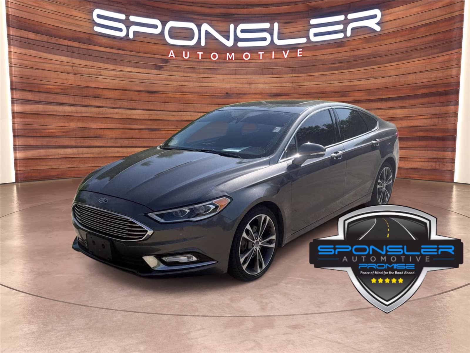 2017 Magnetic Ford Fusion Titanium AWD Sedan