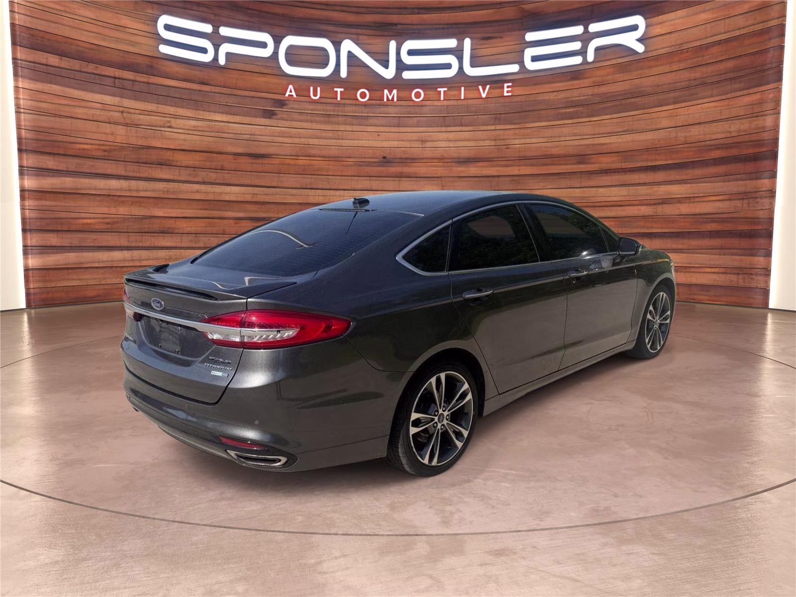 2017 Magnetic Ford Fusion Titanium AWD Sedan