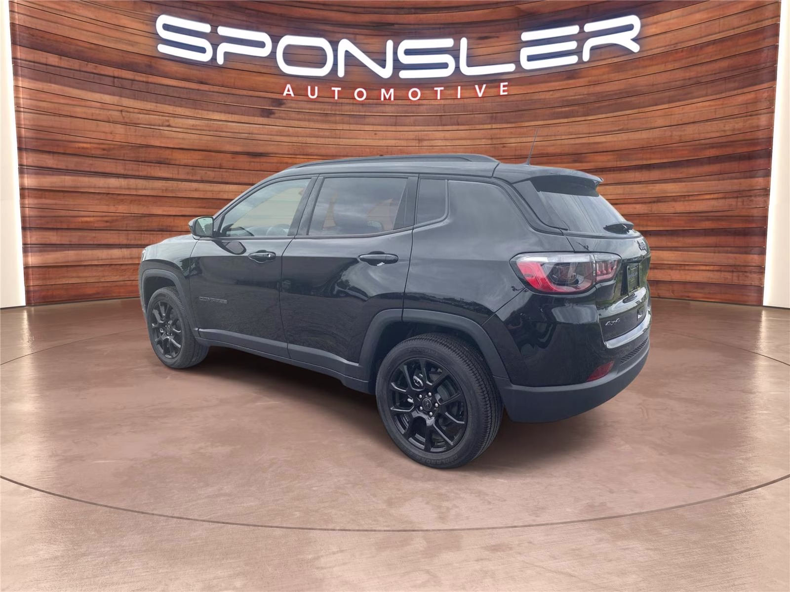 2026 Diamond Black Crystal Pearlcoat Jeep Compass Latitude 4X4 SUV