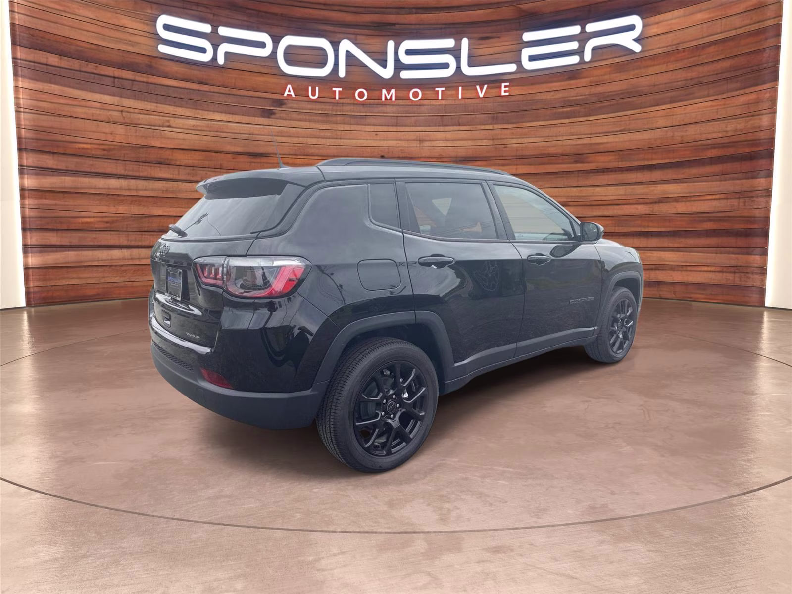 2026 Diamond Black Crystal Pearlcoat Jeep Compass Latitude 4X4 SUV