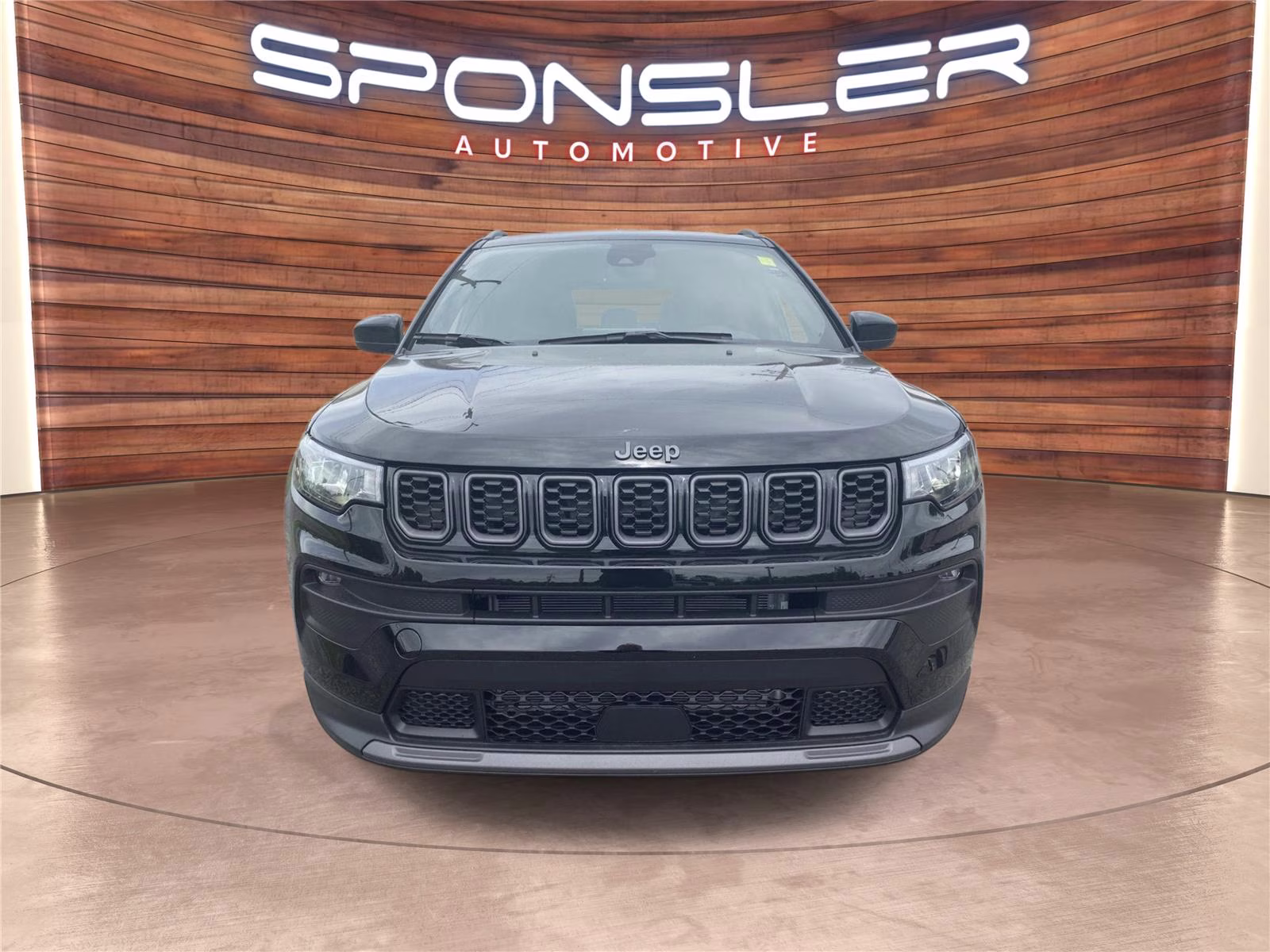 2026 Diamond Black Crystal Pearlcoat Jeep Compass Latitude 4X4 SUV