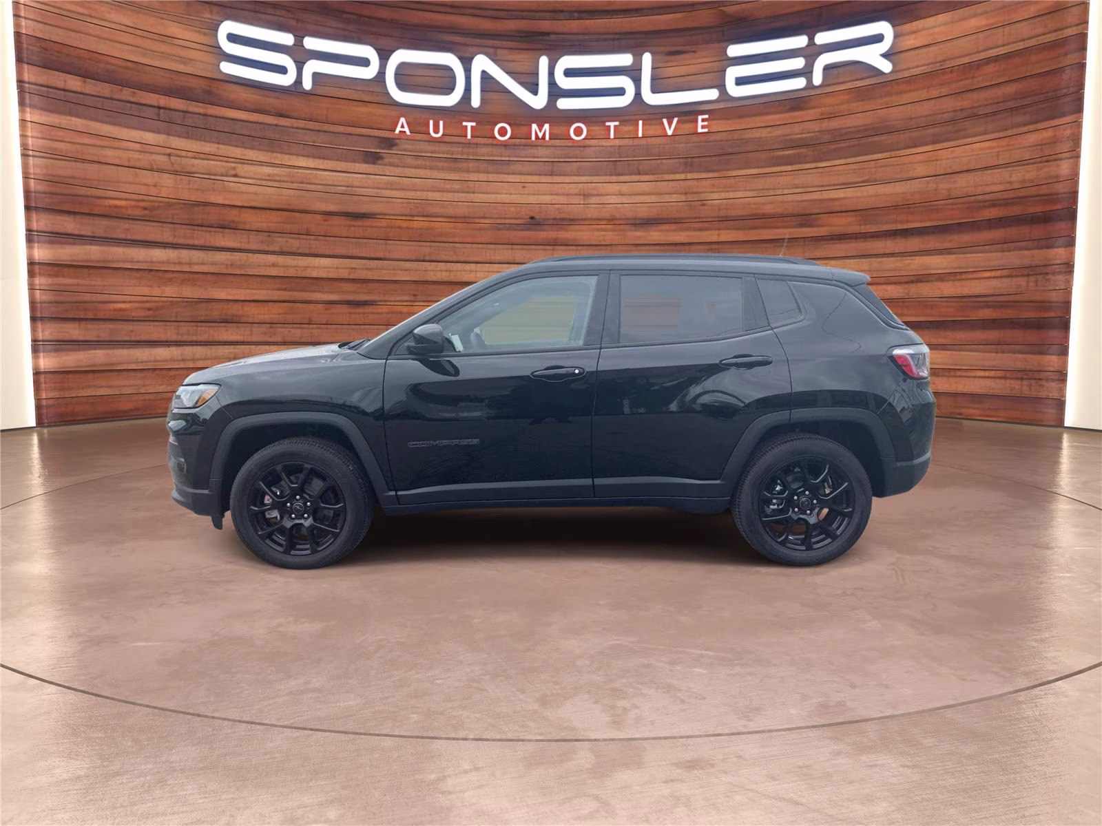 2026 Diamond Black Crystal Pearlcoat Jeep Compass Latitude 4X4 SUV