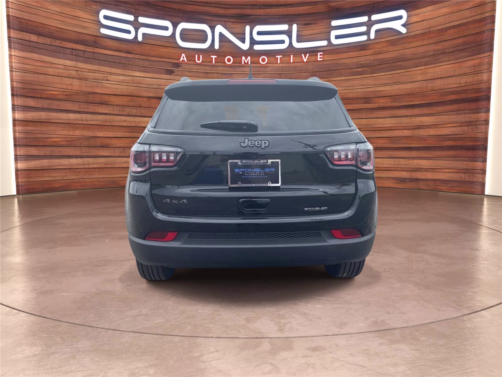 2026 Diamond Black Crystal Pearlcoat Jeep Compass Latitude 4X4 SUV