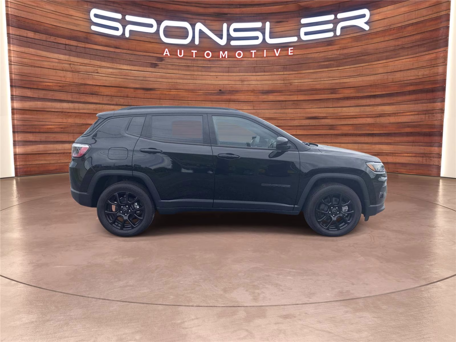 2026 Diamond Black Crystal Pearlcoat Jeep Compass Latitude 4X4 SUV