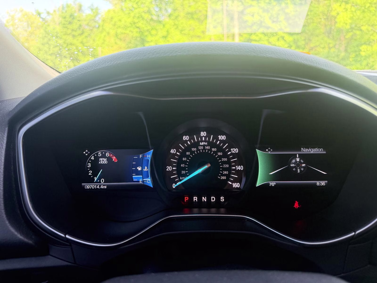 2017 Magnetic Ford Fusion Titanium AWD Sedan