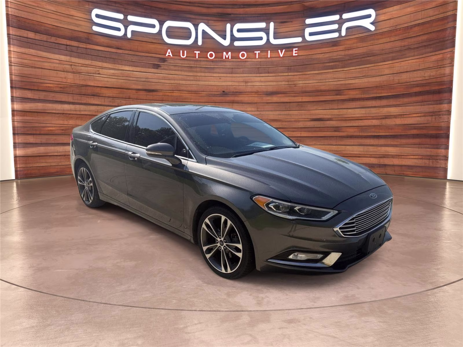 2017 Magnetic Ford Fusion Titanium AWD Sedan