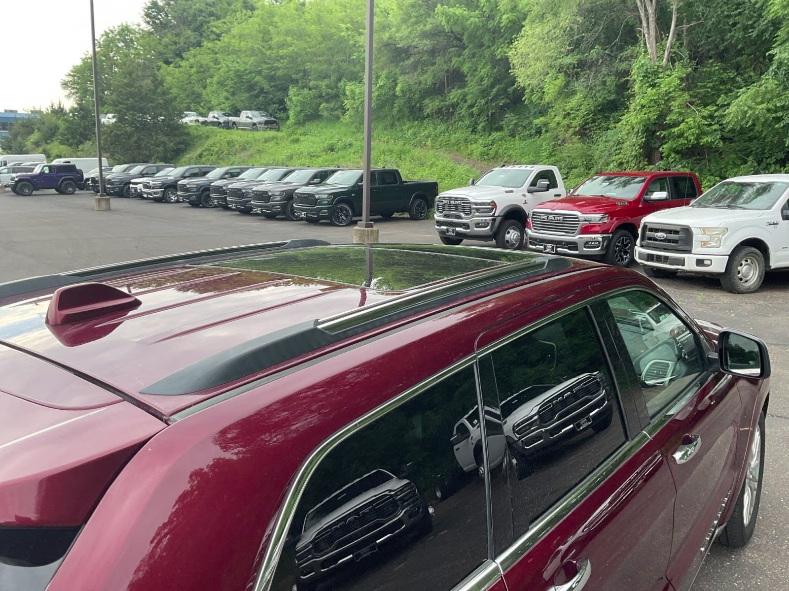 2017 Velvet Red Pearlcoat Jeep Grand Cherokee Summit 4X4 SUV