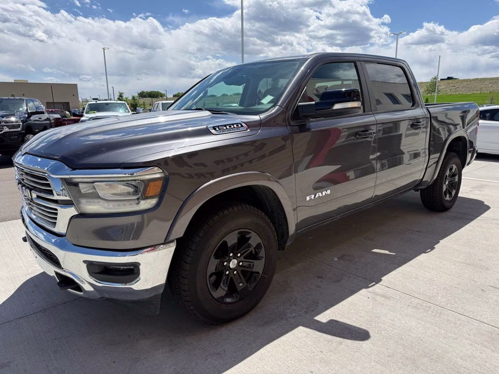 2019 Granite Crystal Metallic Clearcoat Ram 1500 Laramie 4X4 Truck