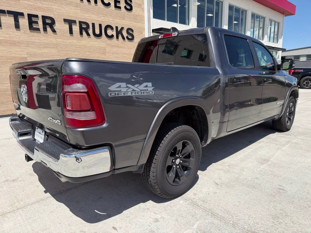2019 Granite Crystal Metallic Clearcoat Ram 1500 Laramie 4X4 Truck