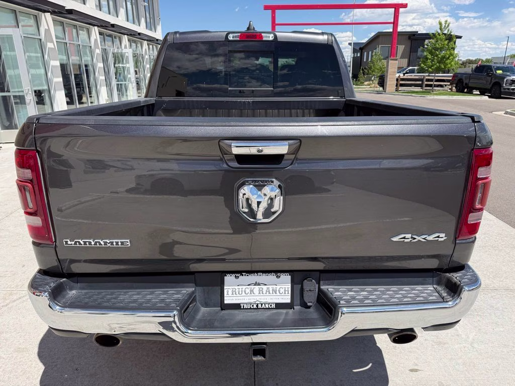 2019 Granite Crystal Metallic Clearcoat Ram 1500 Laramie 4X4 Truck