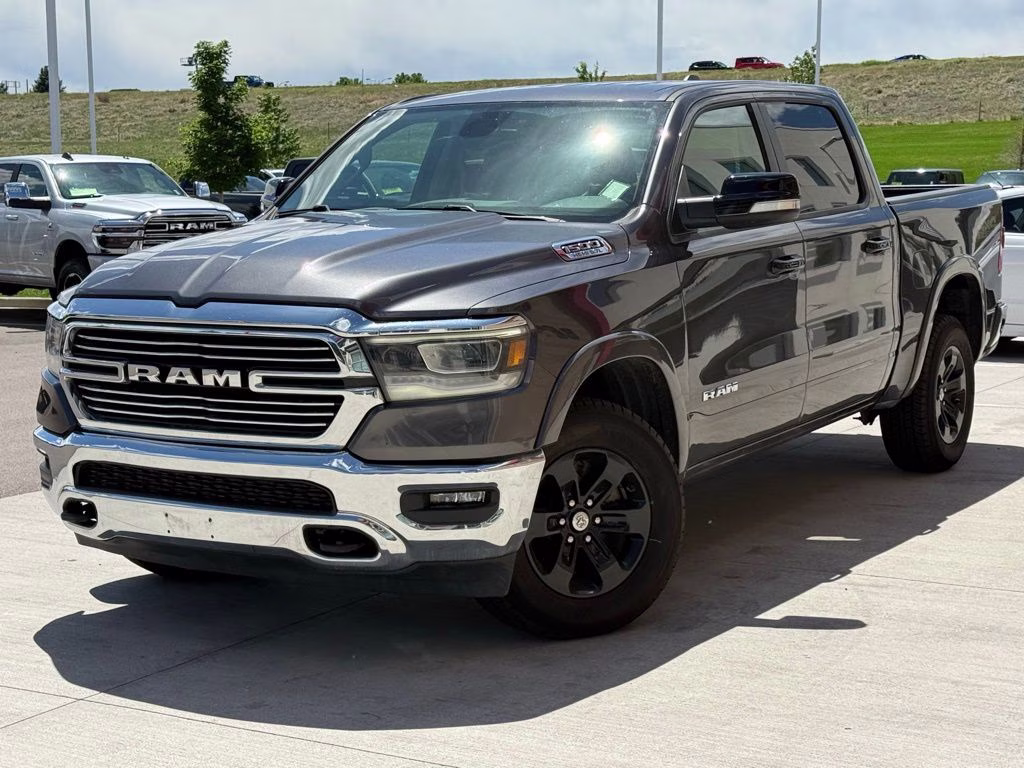 2019 Granite Crystal Metallic Clearcoat Ram 1500 Laramie 4X4 Truck