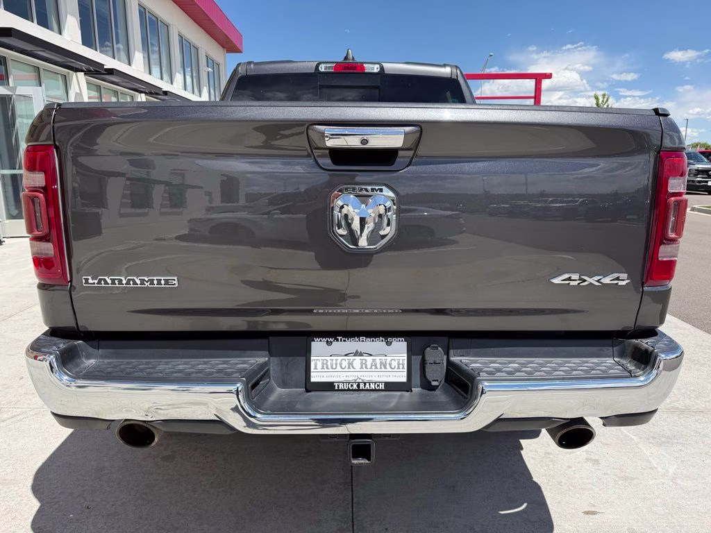 2019 Granite Crystal Metallic Clearcoat Ram 1500 Laramie 4X4 Truck