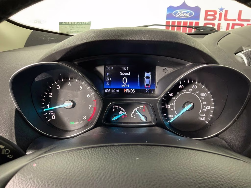 2018 White Platinum Clearcoat Metallic Ford Escape SEL FWD SUV