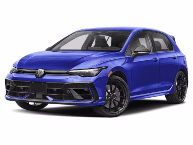2025 Blue Volkswagen Golf R 2.0T AWD Hatchback