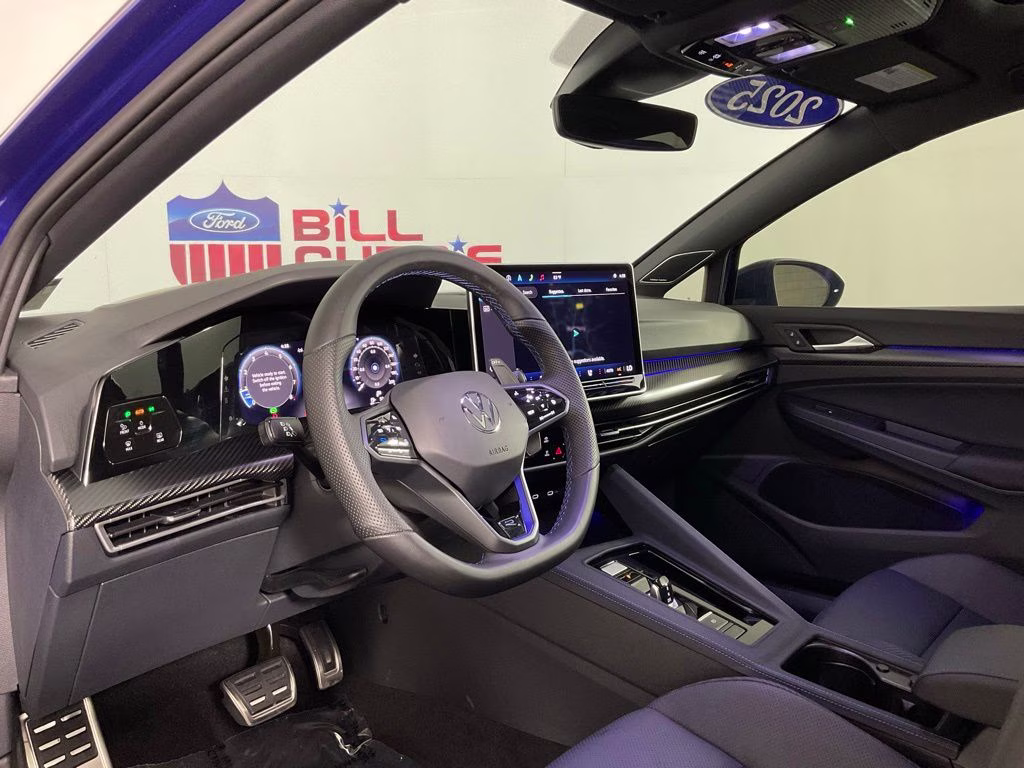 2025 Blue Volkswagen Golf R 2.0T AWD Hatchback