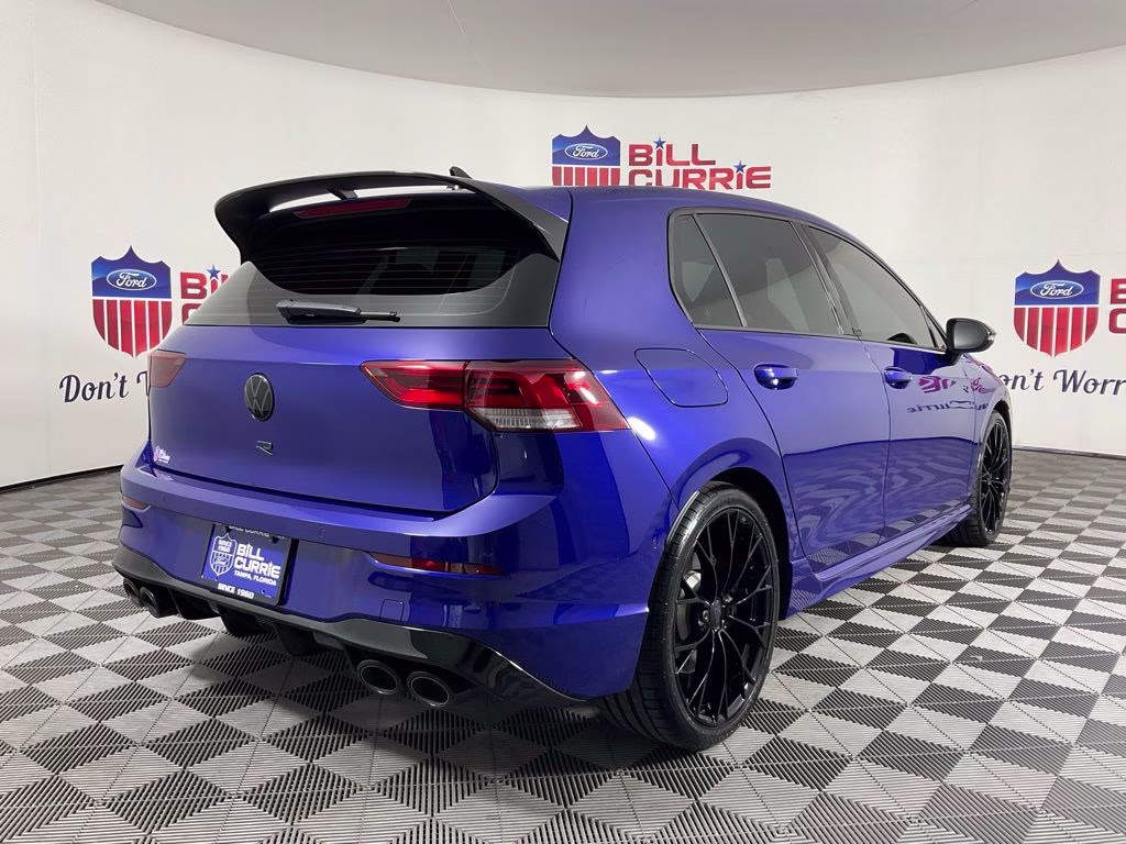 2025 Blue Volkswagen Golf R 2.0T AWD Hatchback