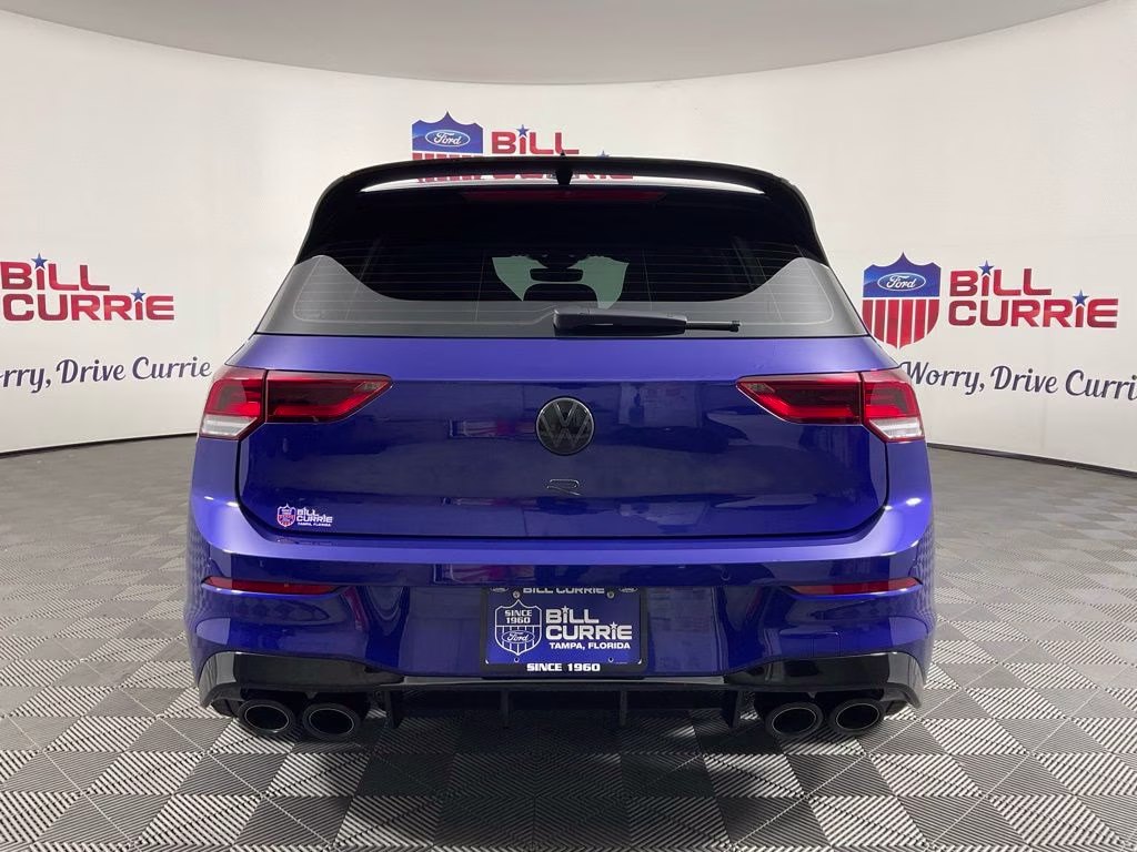 2025 Blue Volkswagen Golf R 2.0T AWD Hatchback