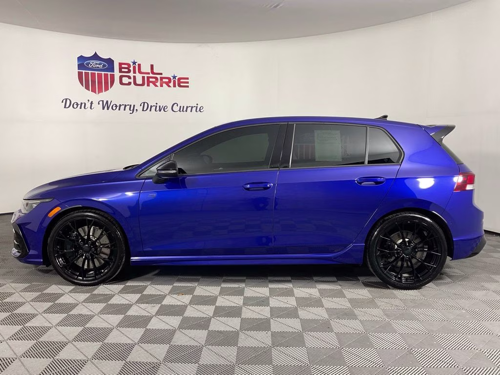 2025 Blue Volkswagen Golf R 2.0T AWD Hatchback
