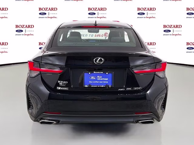 2019 Obsidian Lexus RC 350 F Sport AWD Coupe