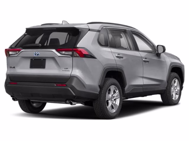 2024 Silver Toyota RAV4 Hybrid LE AWD SUV