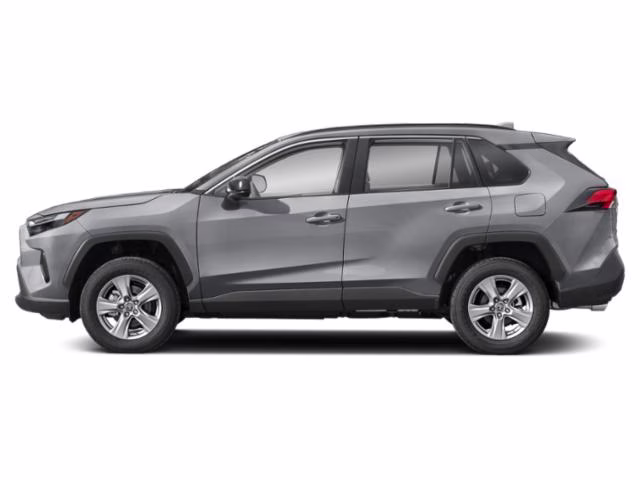 2024 Silver Toyota RAV4 Hybrid LE AWD SUV