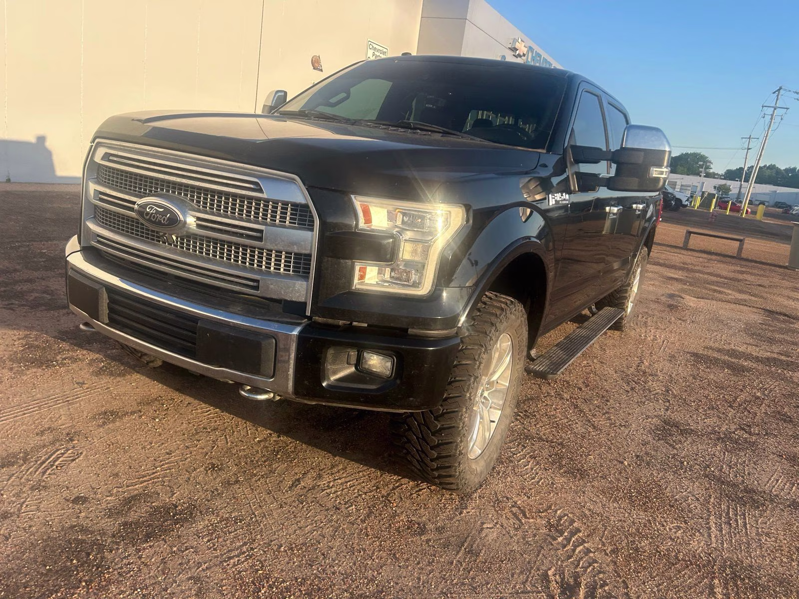 2016 Shadow Black Ford F-150 Platinum 4X4 Truck