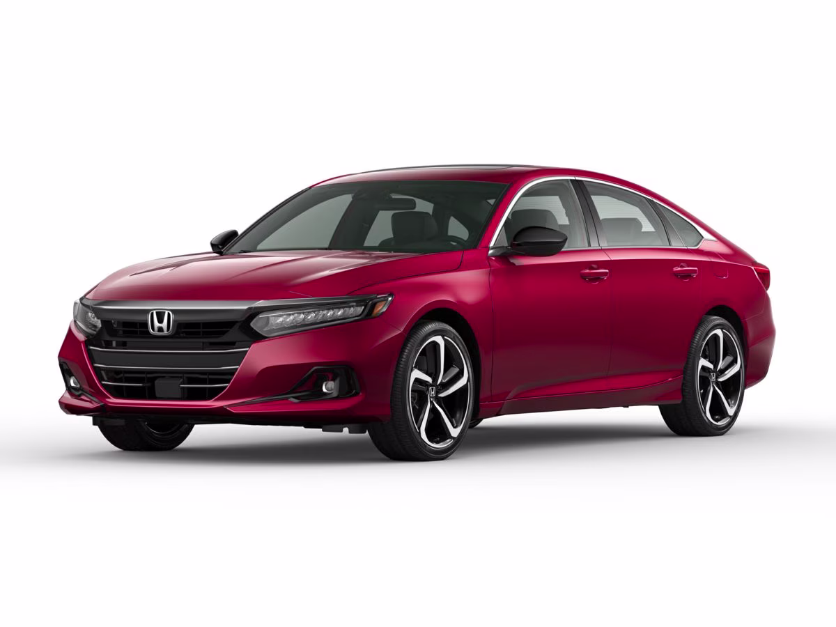 2021 Black Honda Accord Sport 2.0T FWD Sedan