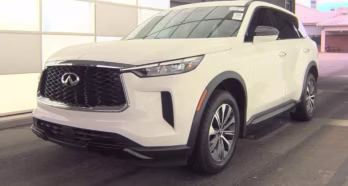 2023 Glacier White INFINITI QX60 PURE FWD SUV
